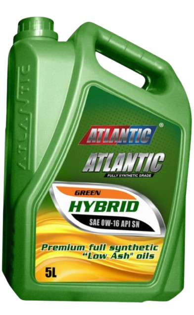 Atlantic Green Hybrid Motor Oil SAE 0W-16 API SN