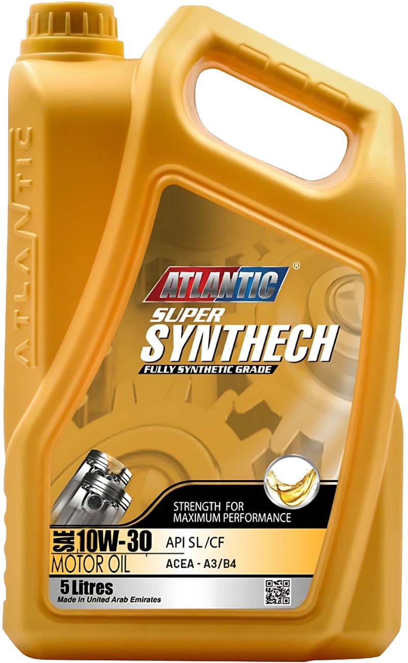 Atlantic Super Synthech Engine Oil SAE 10W-30 API SL/CF
